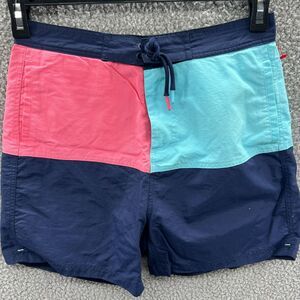 Boden Mens Color block Trunks Board Shorts Drawstring Pockets Size 30